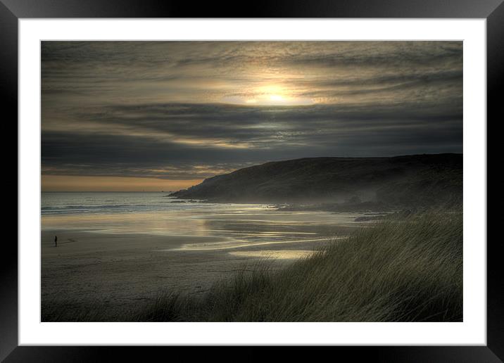 Freshwater Beach Framed Mounted Print by Simon West