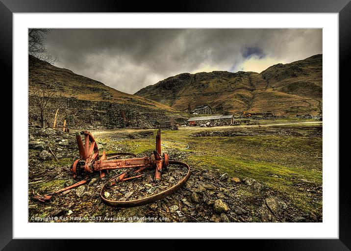 Industrial Remains Framed Mounted Print by Rob Hawkins