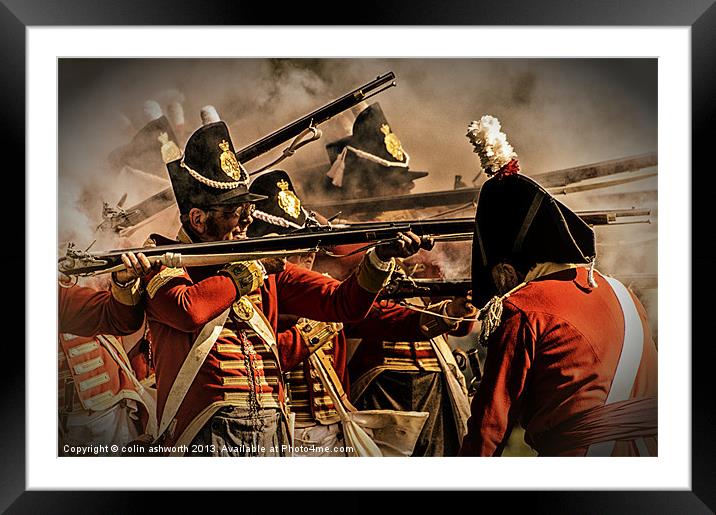 napoleonic-3148 Framed Mounted Print by colin ashworth