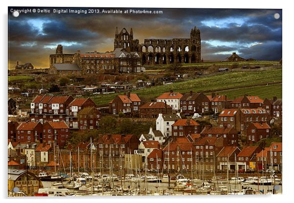 Whitby Abbey Acrylic by K7 Photography