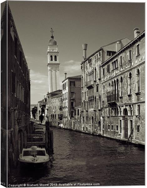 Venice Canvas Print by Graham Moore