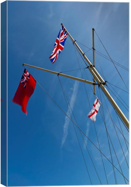 Rule Brittania Canvas Print by David Pyatt