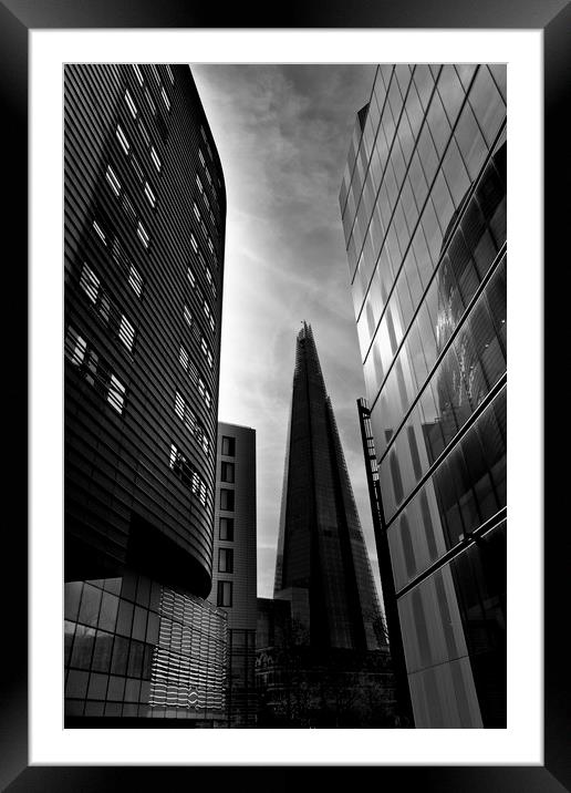 The Shard London Framed Mounted Print by David Pyatt