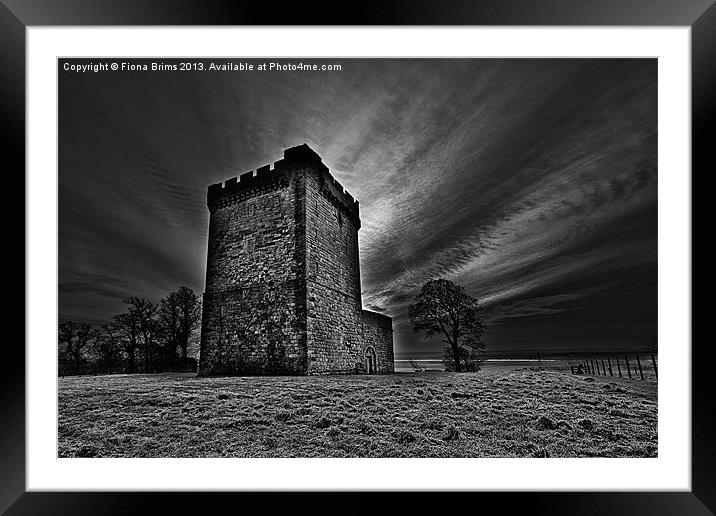 Clackmannan Tower Framed Mounted Print by Fiona Brims