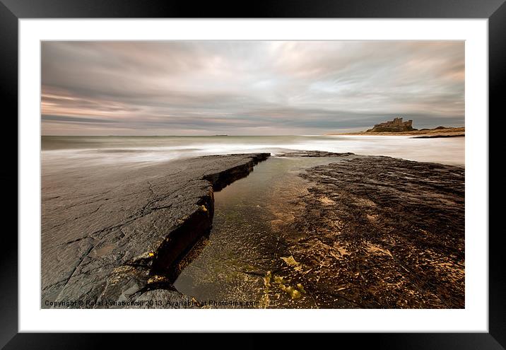 Bamburgh Castle Framed Mounted Print by R K Photography