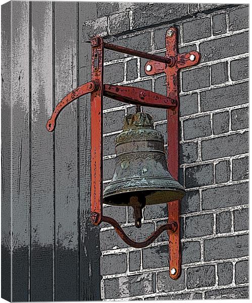 The Old Fire Bell Canvas Print by Bill Simpson