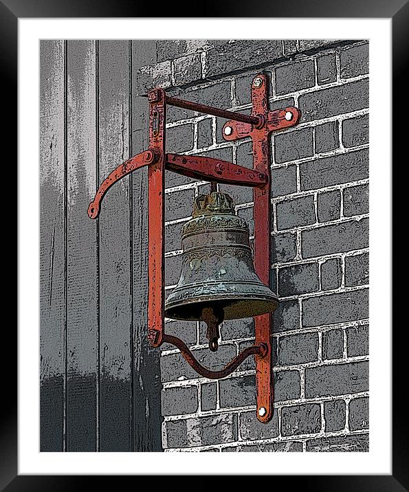 The Old Fire Bell Framed Mounted Print by Bill Simpson