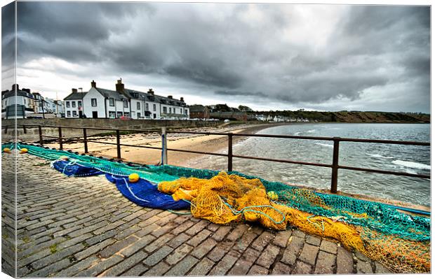 Cromarty Seafront From the Harbour Canvas Print by Jacqi Elmslie