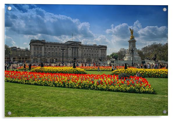 Buckingham Palace Acrylic by Dean Messenger
