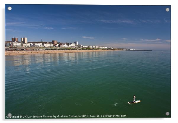Brighton Seafront Acrylic by Graham Custance