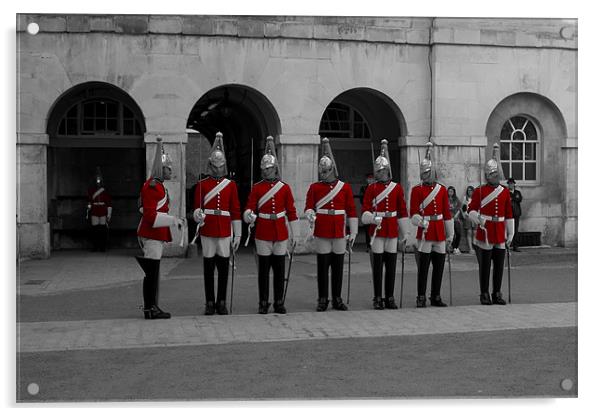 Royal Horse Guards Acrylic by Dean Messenger