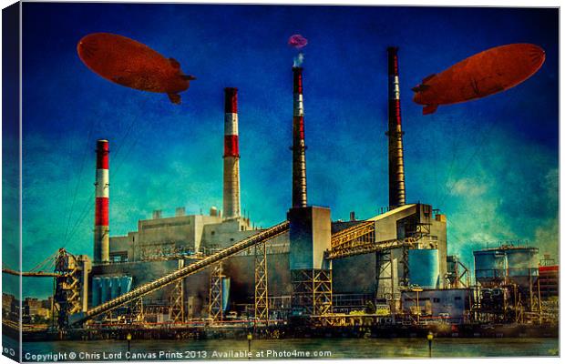 Power Station Canvas Print by Chris Lord