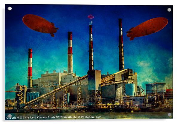 Power Station Acrylic by Chris Lord