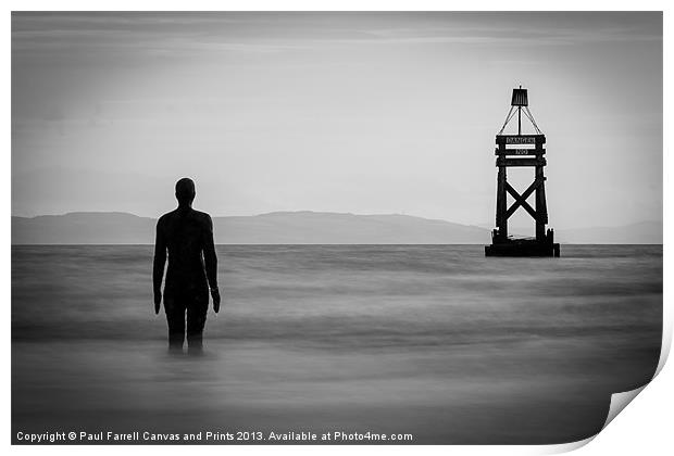 Out Standing in Crosby Print by Paul Farrell Photography