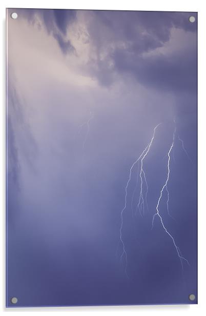 Lightning Bolt Acrylic by Elizma Fourie