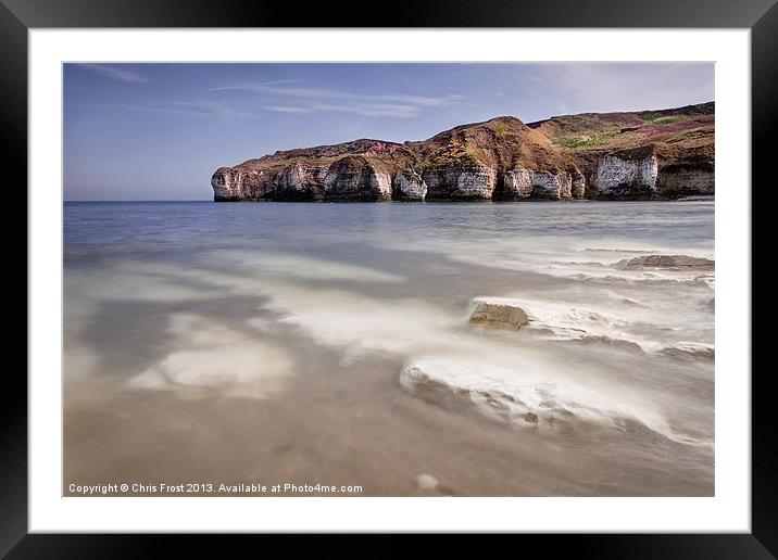 Flamborough Head Framed Mounted Print by Chris Frost