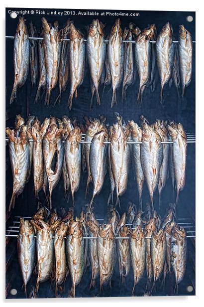 Kippers Acrylic by Rick Lindley