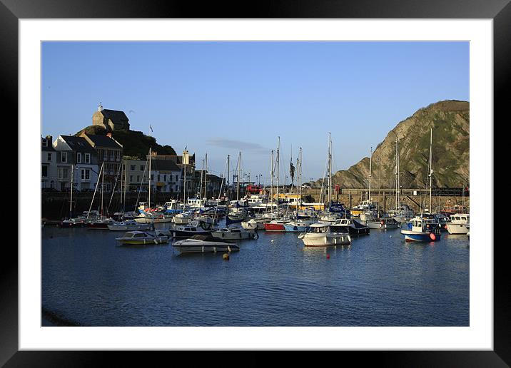 Ilfracombe Harbour, Devon Framed Mounted Print by vicky Lewis