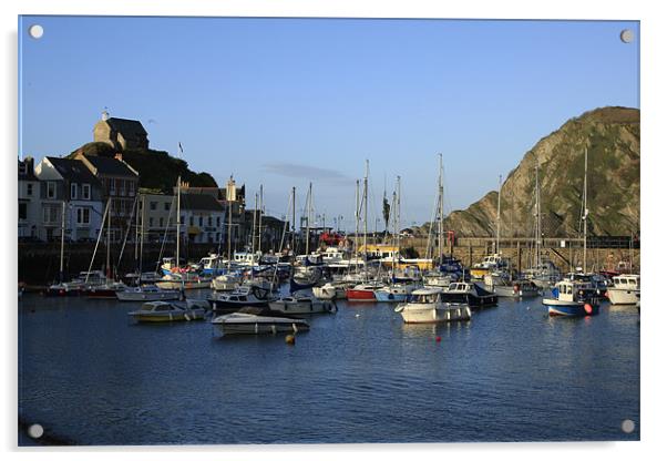 Ilfracombe Harbour, Devon Acrylic by vicky Lewis