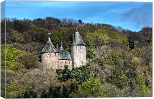 Castell Coch Cardiff Canvas Print by Steve Purnell