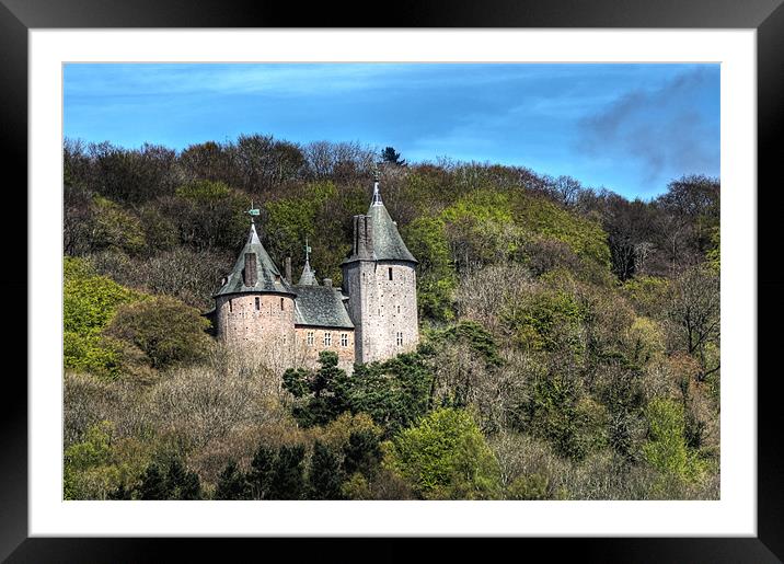 Castell Coch Cardiff Framed Mounted Print by Steve Purnell