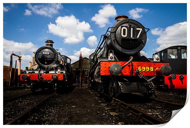 Steam trains  Print by Oxon Images