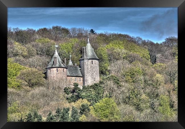 Castell Coch Cardiff Painterly Framed Print by Steve Purnell