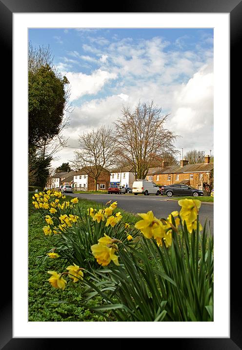 Spring Time in Wilstone Framed Mounted Print by graham young