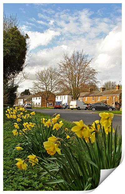 Spring Time in Wilstone Print by graham young