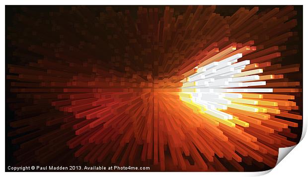 Sunburst Print by Paul Madden