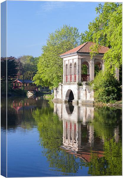 Roman Boathouse Canvas Print by Rob Lester