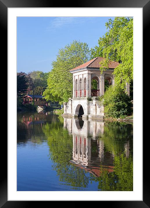 Roman Boathouse Framed Mounted Print by Rob Lester