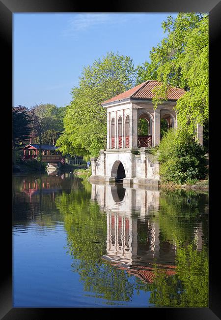 Roman Boathouse Framed Print by Rob Lester