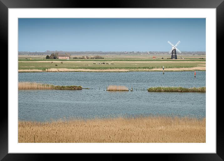 Berney Arms Mill Framed Mounted Print by Stephen Mole