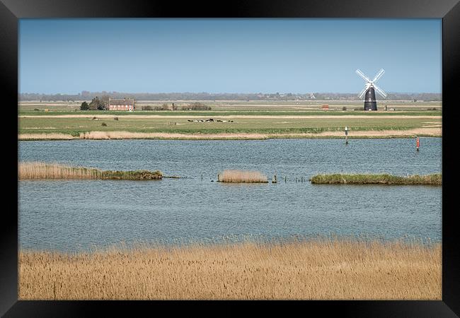 Berney Arms Mill Framed Print by Stephen Mole