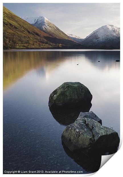 View to Kirkstone Pass from Brothers Water. Lake D Print by Liam Grant