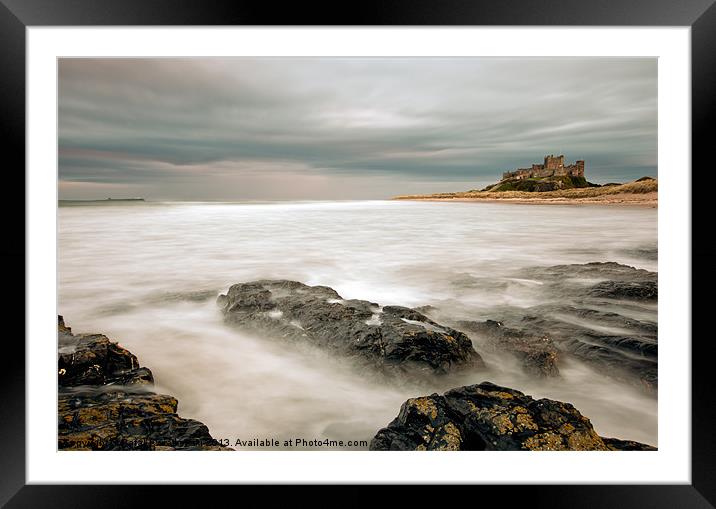 Bamburgh Castle Framed Mounted Print by R K Photography
