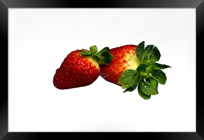 Strawberrys Framed Print by Justyna studio
