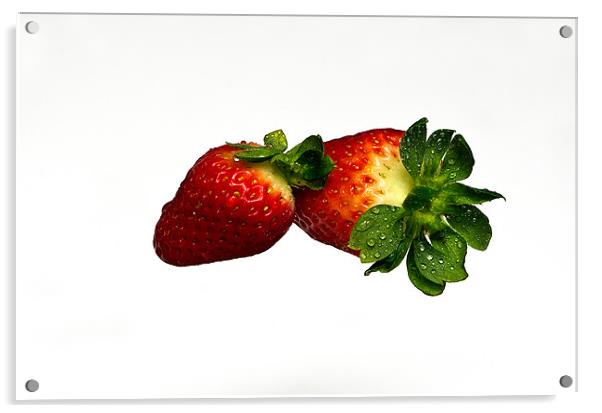 Strawberrys Acrylic by Justyna studio