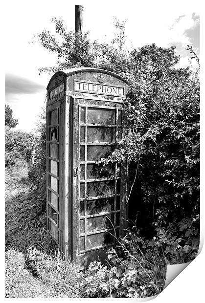 Old Telephone Print by GARY KEYS