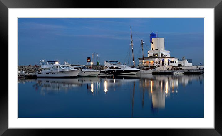 An evening for reflection 2 Framed Mounted Print by Fine art by Rina