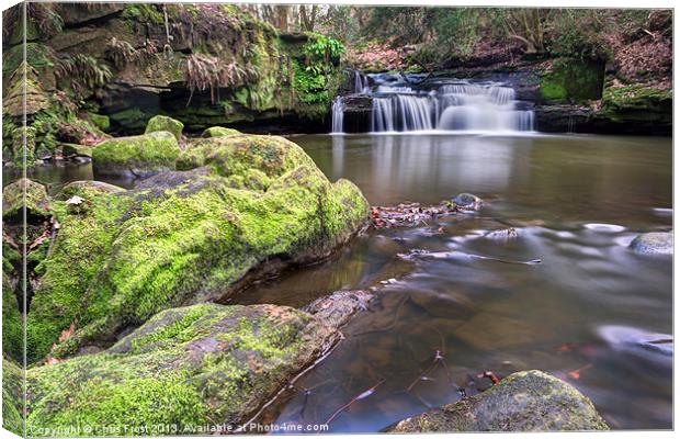 Goitstock Waterfall Canvas Print by Chris Frost