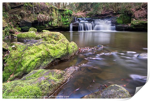 Goitstock Waterfall Print by Chris Frost