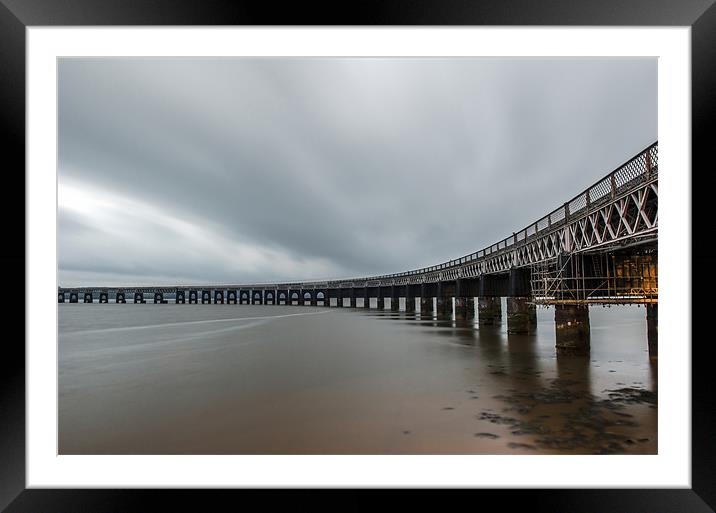 Tay Rail Bridge, Dundee Framed Mounted Print by Ian Potter