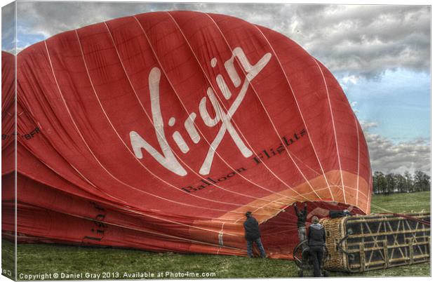 HDR  Hot Air Balloon Canvas Print by Daniel Gray