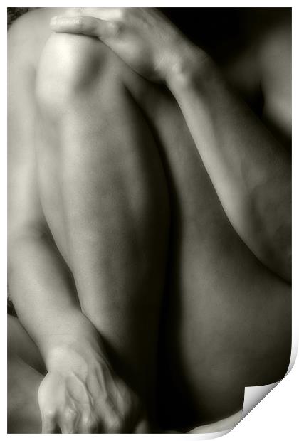 Nude in B/W Print by Stanislovas Kairys