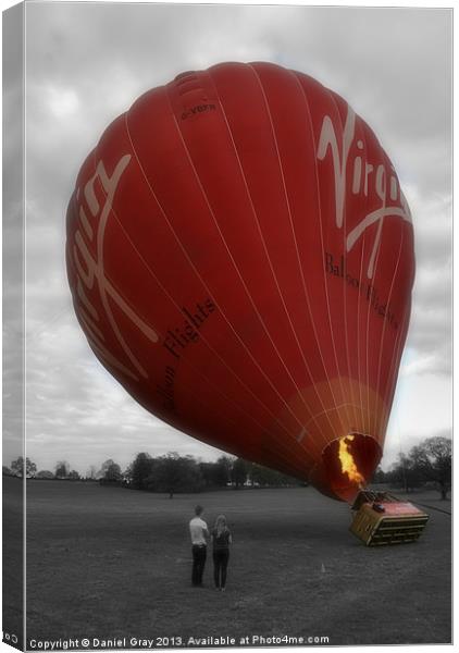 Hot Air Balloon Canvas Print by Daniel Gray