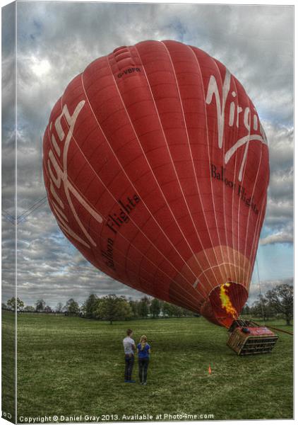 HDR  Hot Air Balloon Canvas Print by Daniel Gray