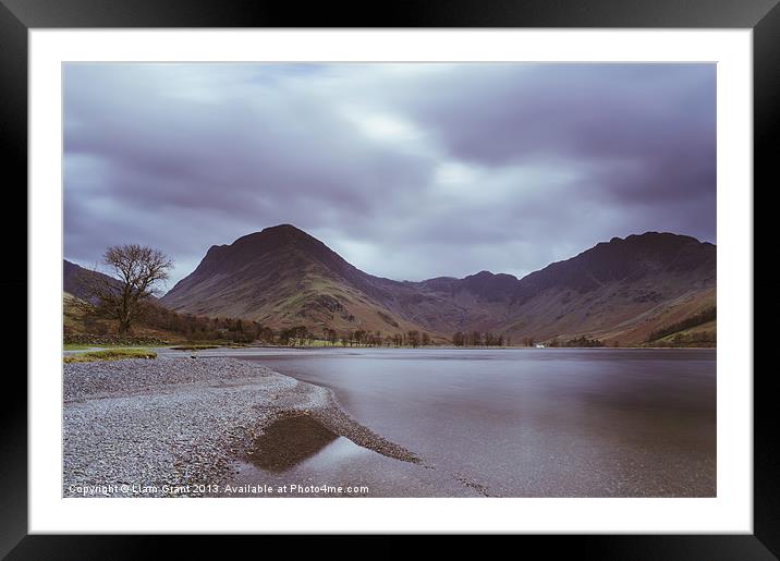 View of Fleetwith Pike and Hay Stacks above Butter Framed Mounted Print by Liam Grant