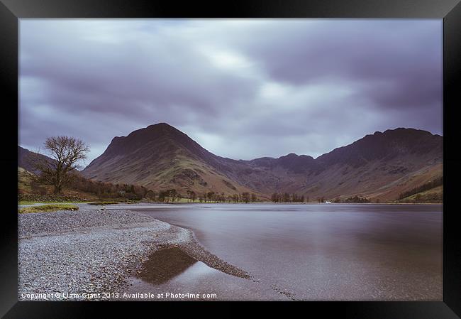 View of Fleetwith Pike and Hay Stacks above Butter Framed Print by Liam Grant